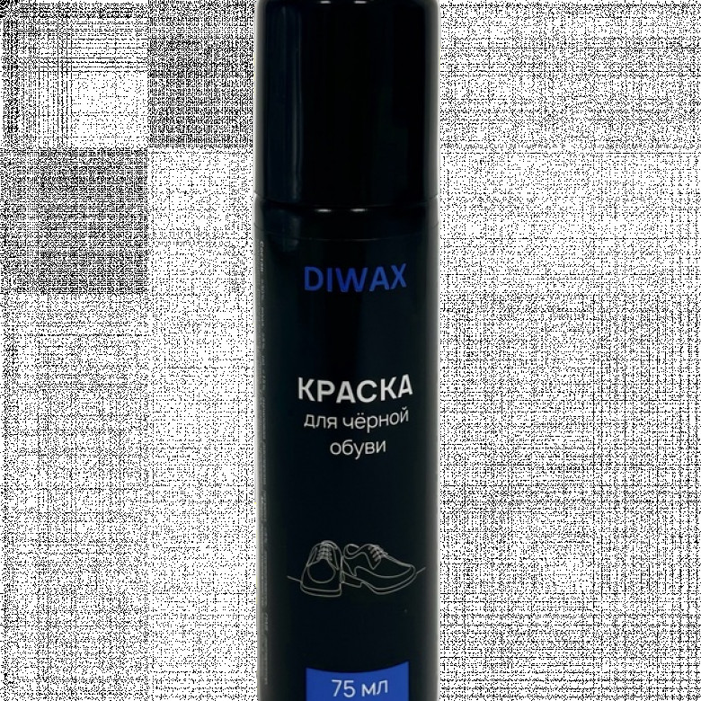 DIWAX Краска для черной обуви 75  мл
