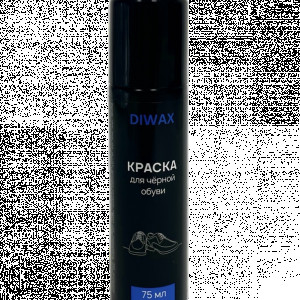 DIWAX Краска для черной обуви 75  мл /24